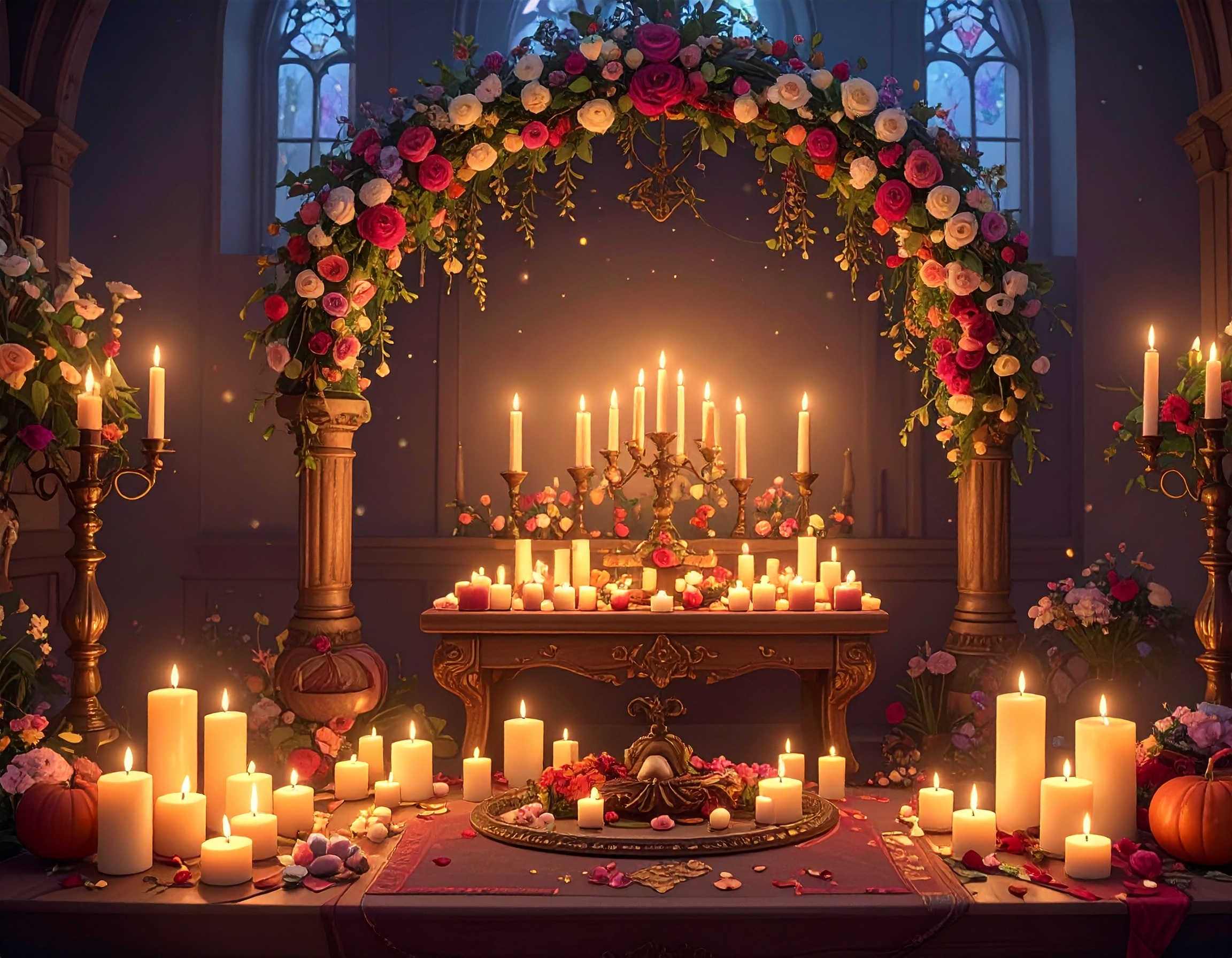 温かい追悼に。揺れるキャンドル動画素材で静かな祈りの場を